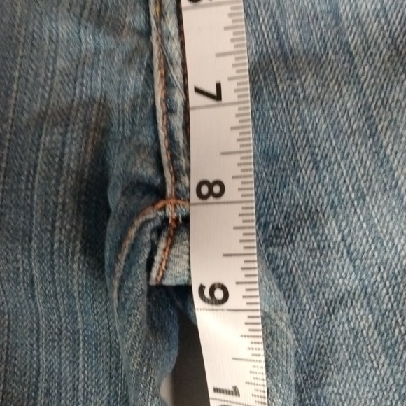 Cello Women's Distressed Bling Blue Denim Jeans  Size 7 Spring Casual Fall - Picture 7 of 11